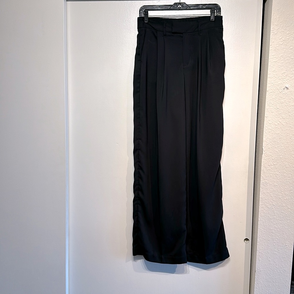 Wide Leg Trousers Black 6